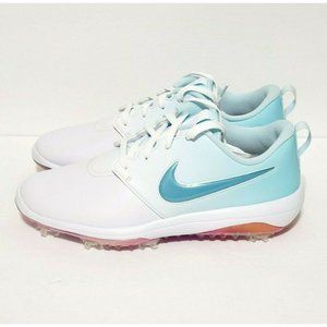NEW Nike Womens Roshe G Tour NRG Golf Shoes BV0659-110 Size 10 White Blue